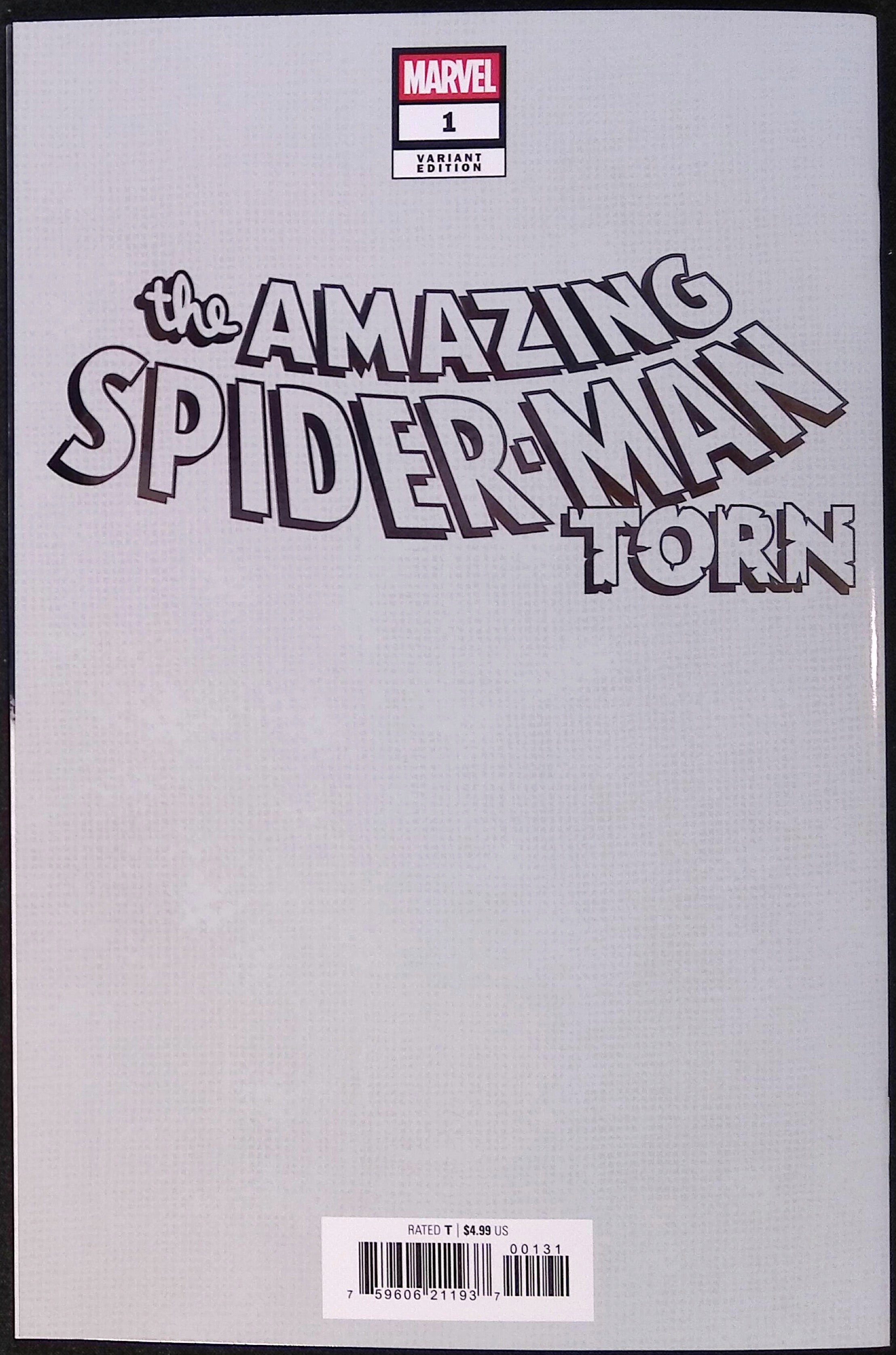 The Amazing Spider-Man: Torn # 1 Garbett Foil Variant 2025 NM