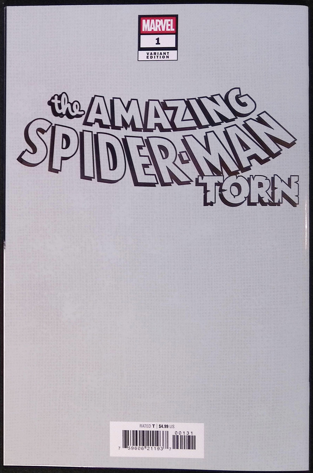 The Amazing Spider-Man: Torn # 1 Garbett Foil Variant 2025 NM