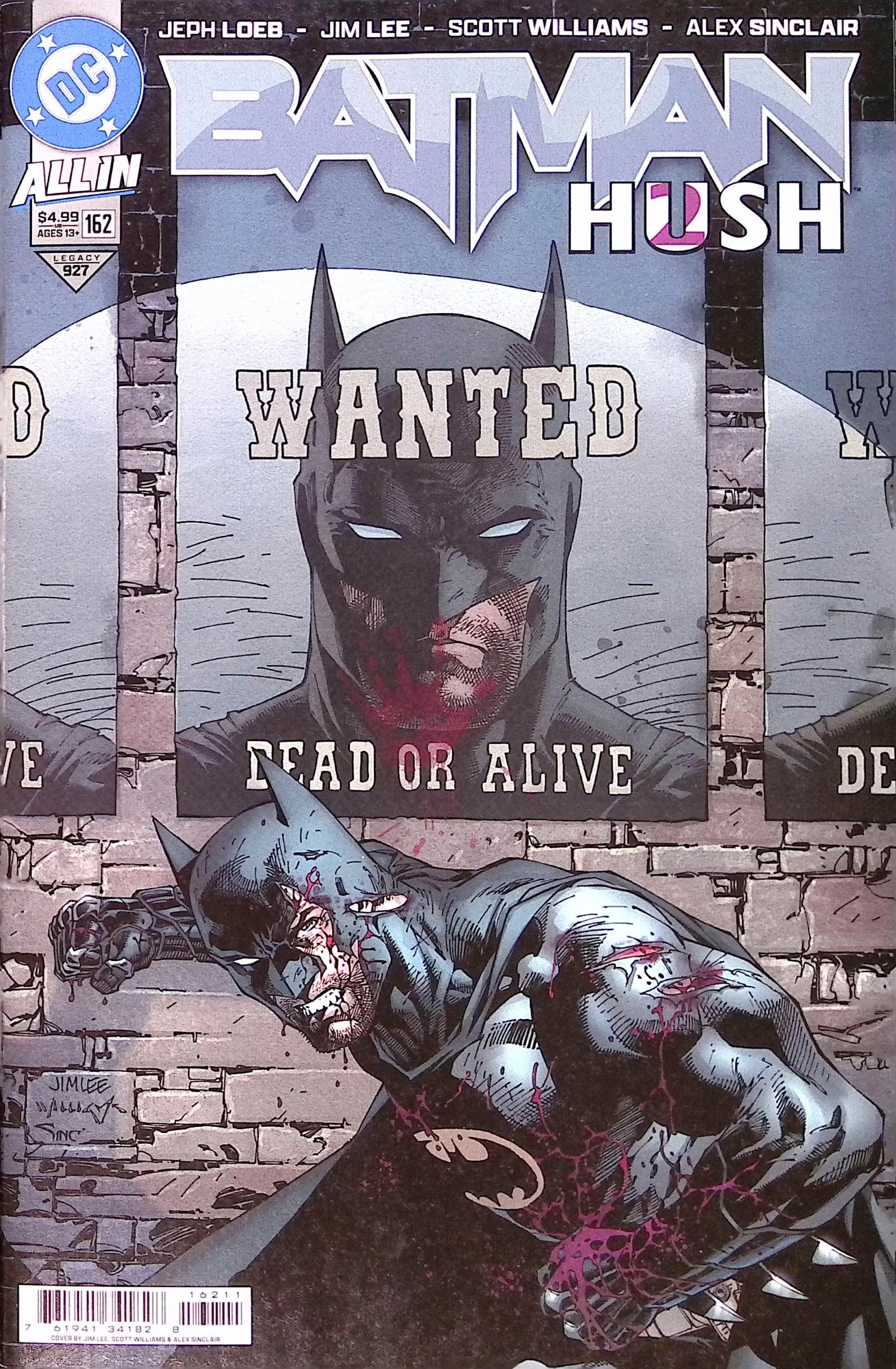 Batman # 162 Cover A First Printing Jim Lee 2025 NM