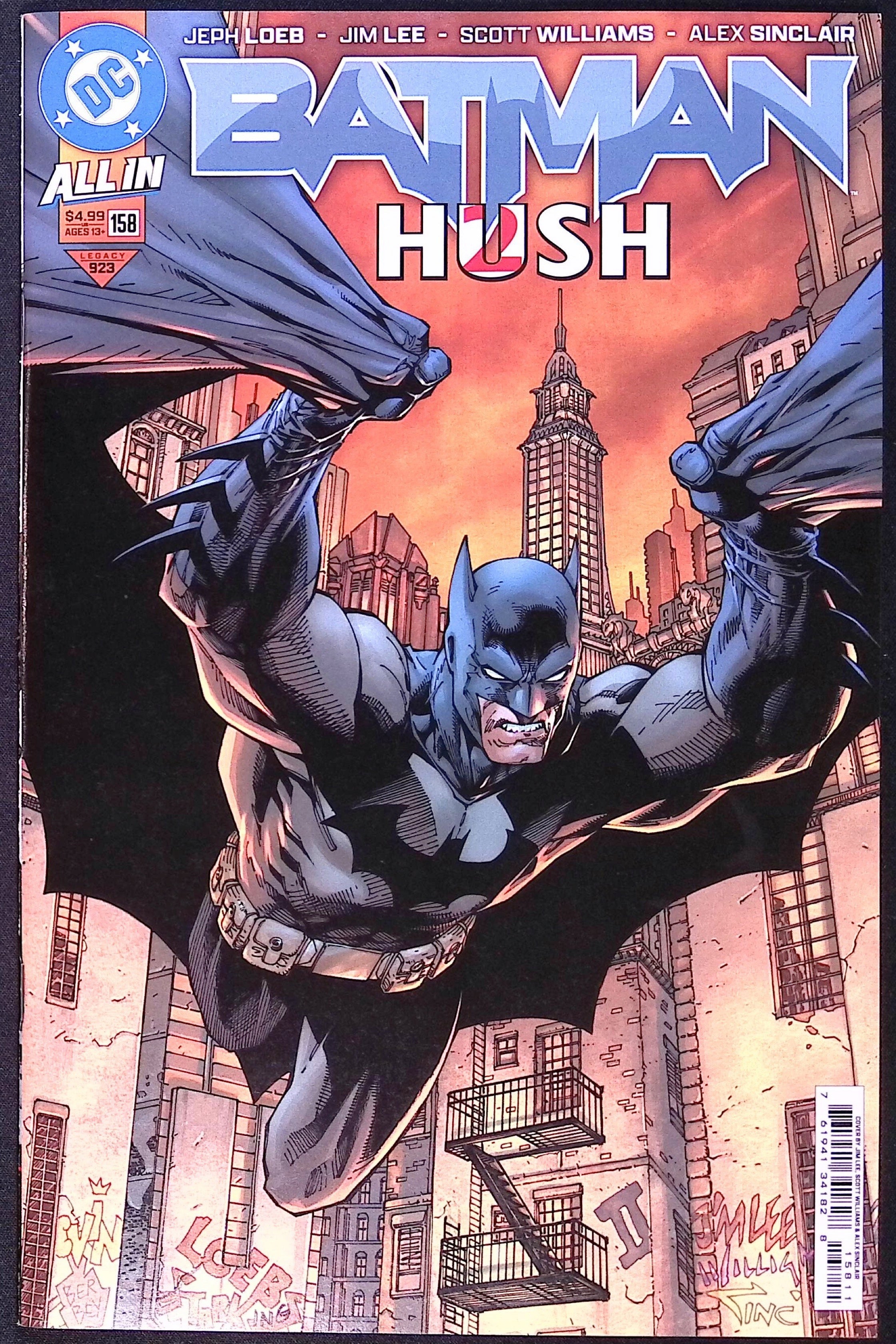 Batman # 158 Cover A First Printing Jim Lee 2025 NM-