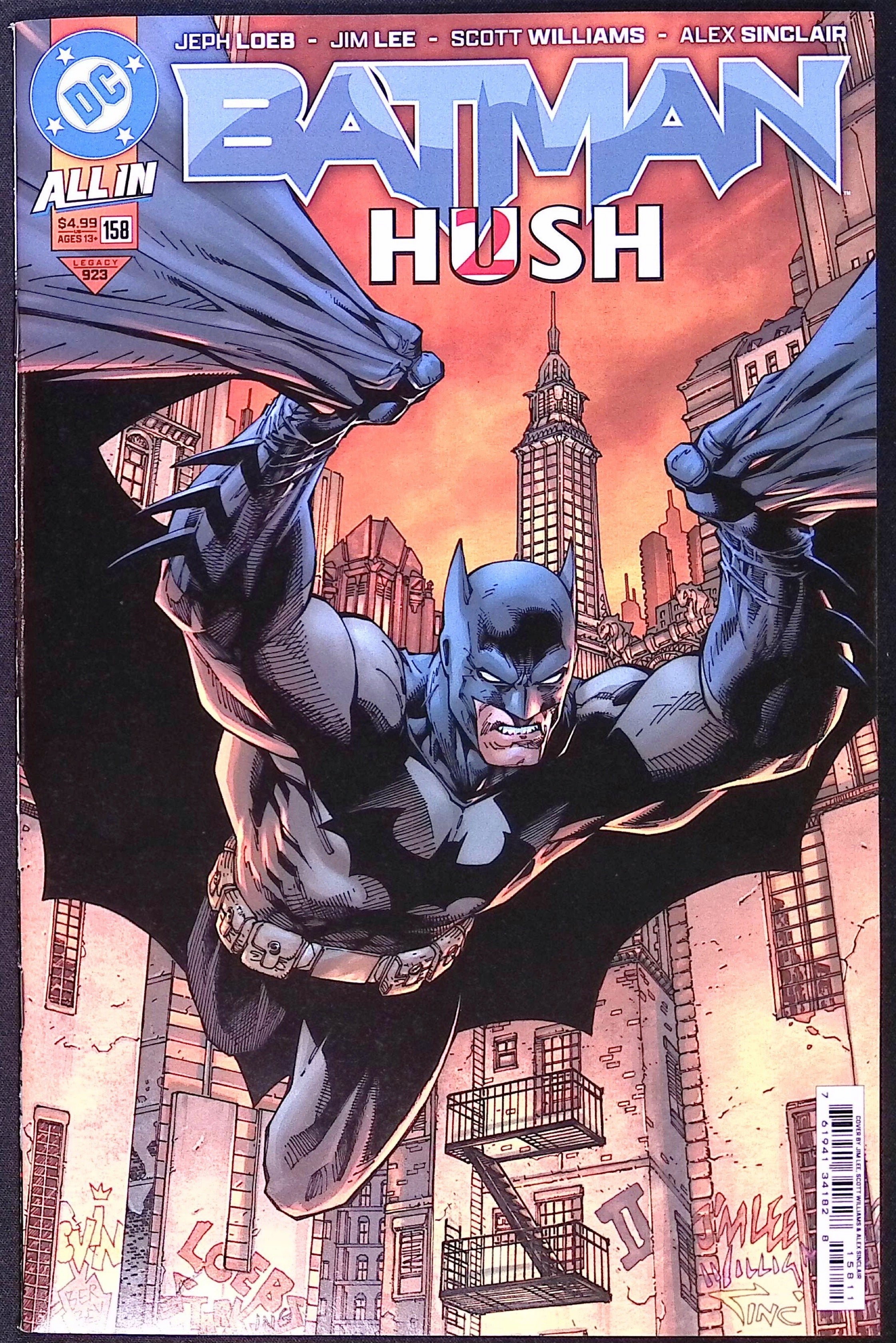 Batman # 158 Cover A First Printing Jim Lee 2025 NM-
