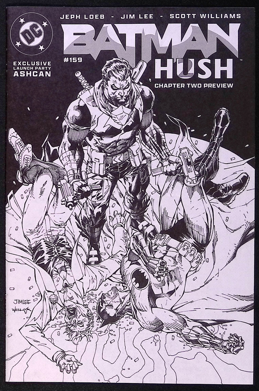 Batman # 159 Exclusive Launch Party Ashcan Jim Lee 2025 NM