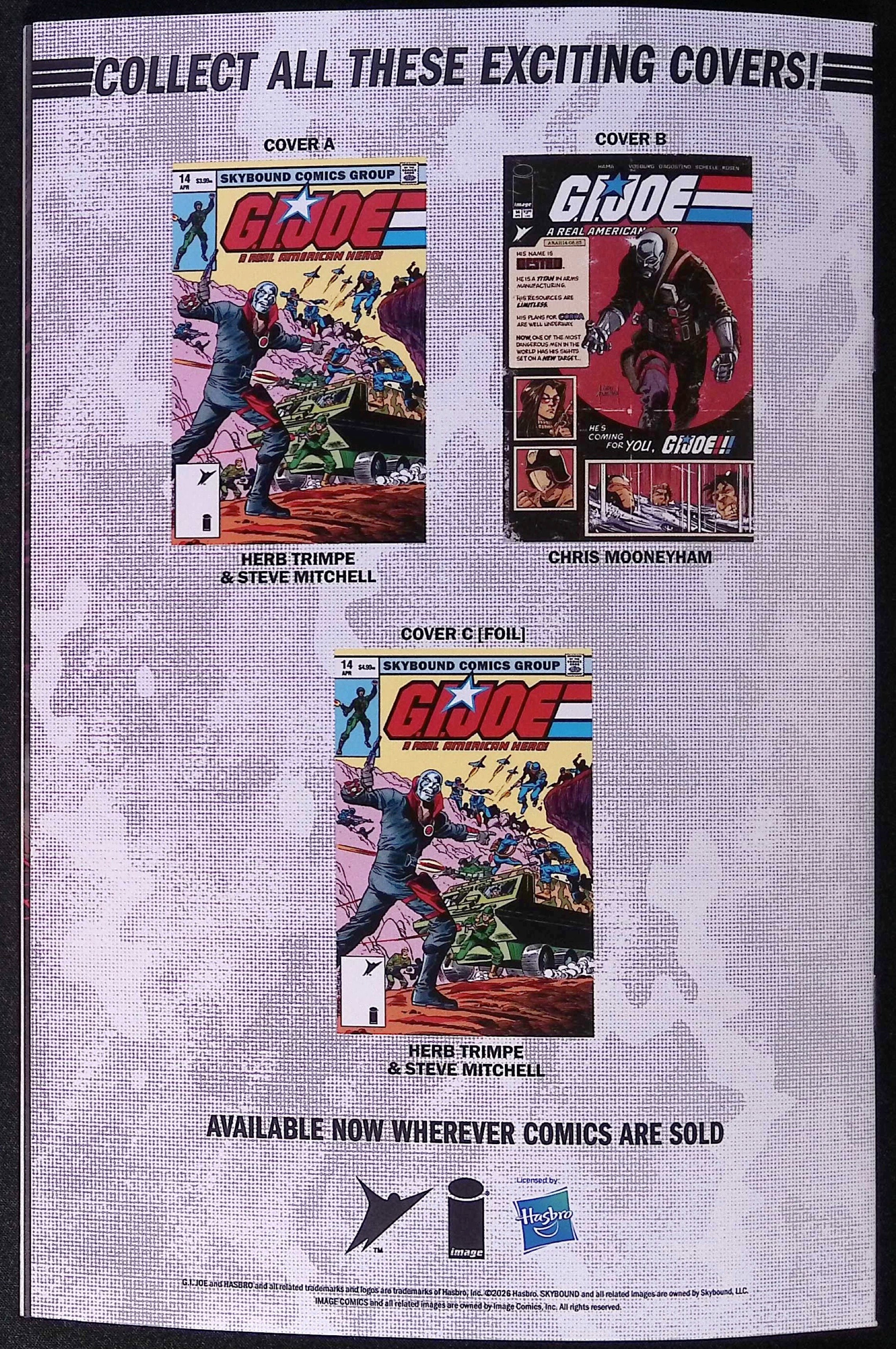 G.I. Joe: A Real American Hero # 14 Hama Files Edition Cover C Foil Variant 2026 BN