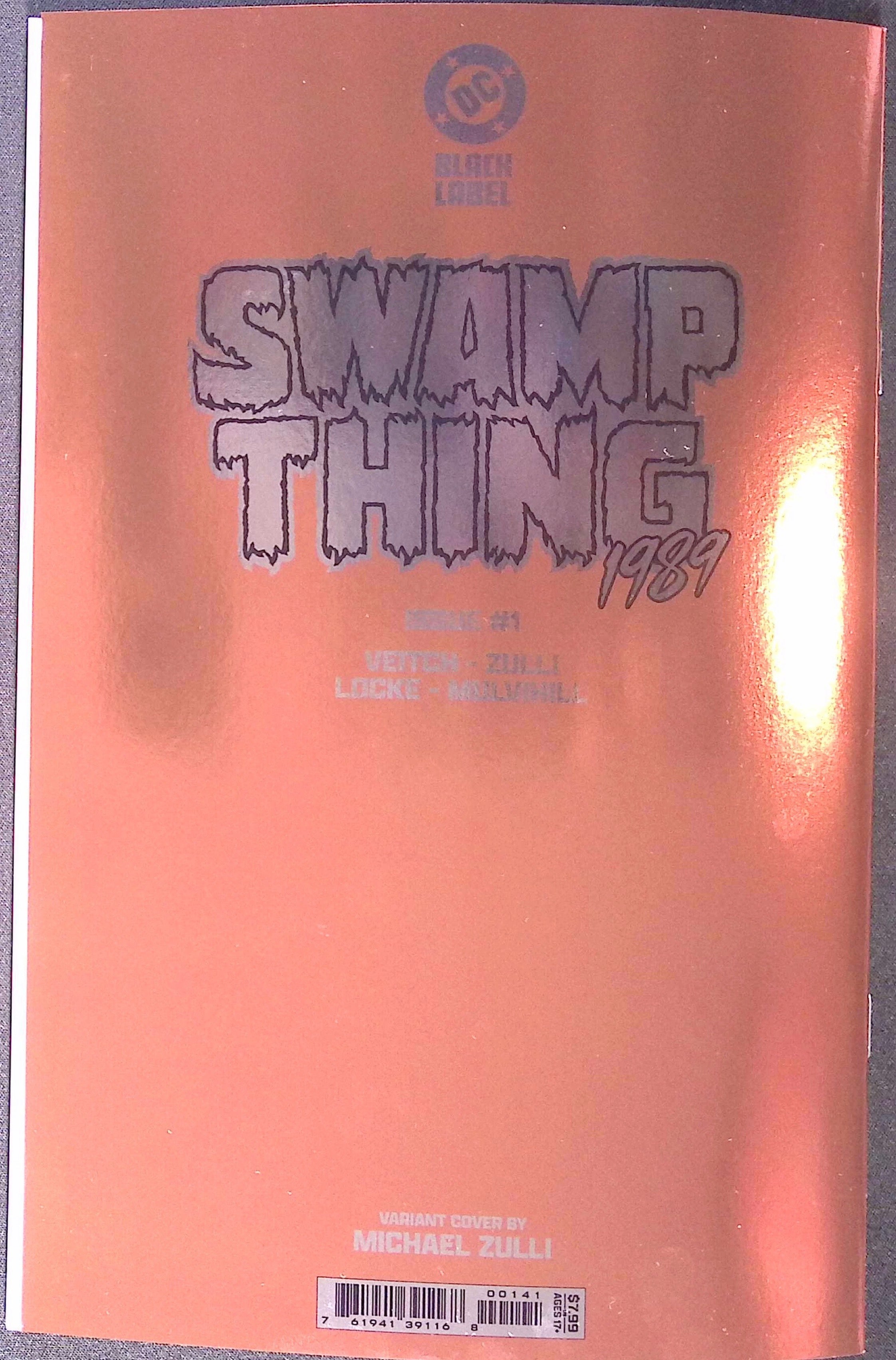 Swamp Thing 1989 # 1 Cover D Zulli Foil Variant First Printing 2026 BN