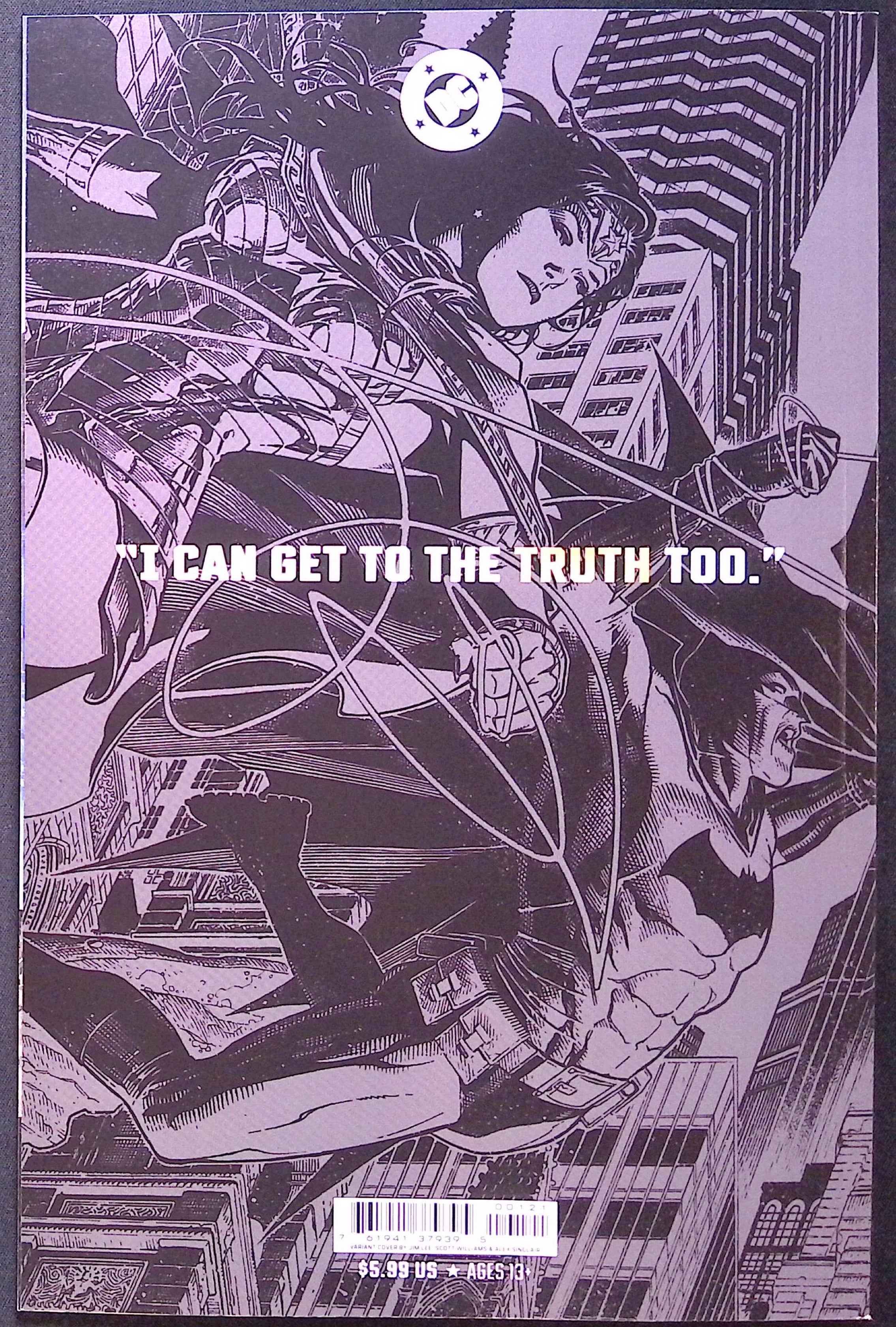 Batman / Wonder Woman: Truth # 1 Cover B Jim Lee Variant First Printing 2026 BN