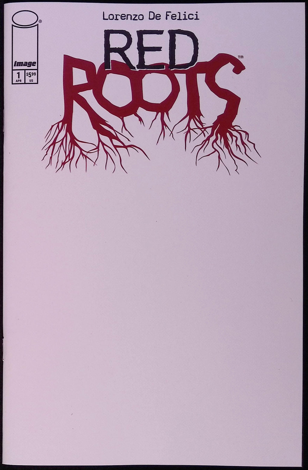 Red Roots # 1 Cover E Blank Variant First Printing 2026 BN