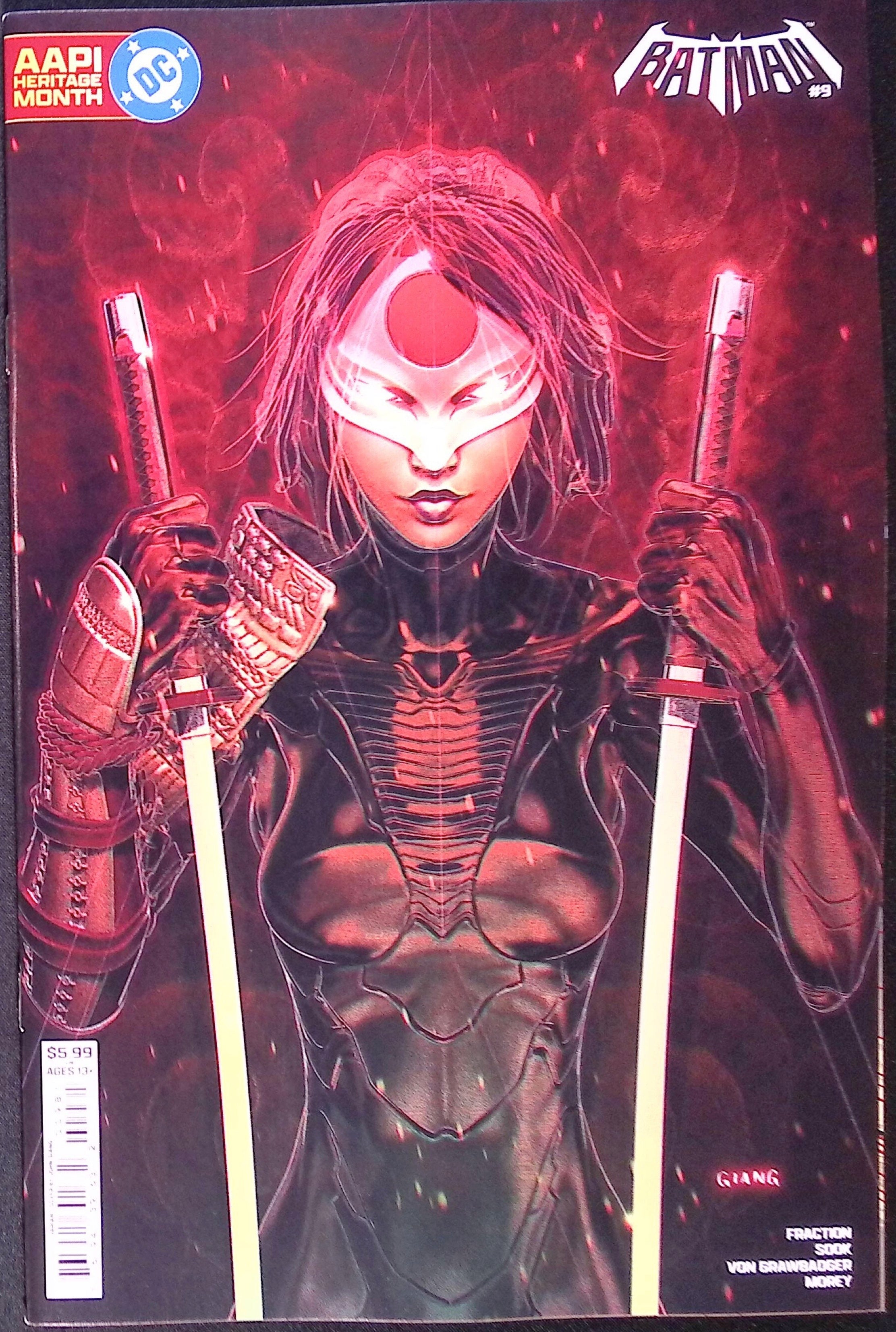 Batman # 9 Cover G John Giang AAPI Heritage Month Card Stock Variant 2026 BN