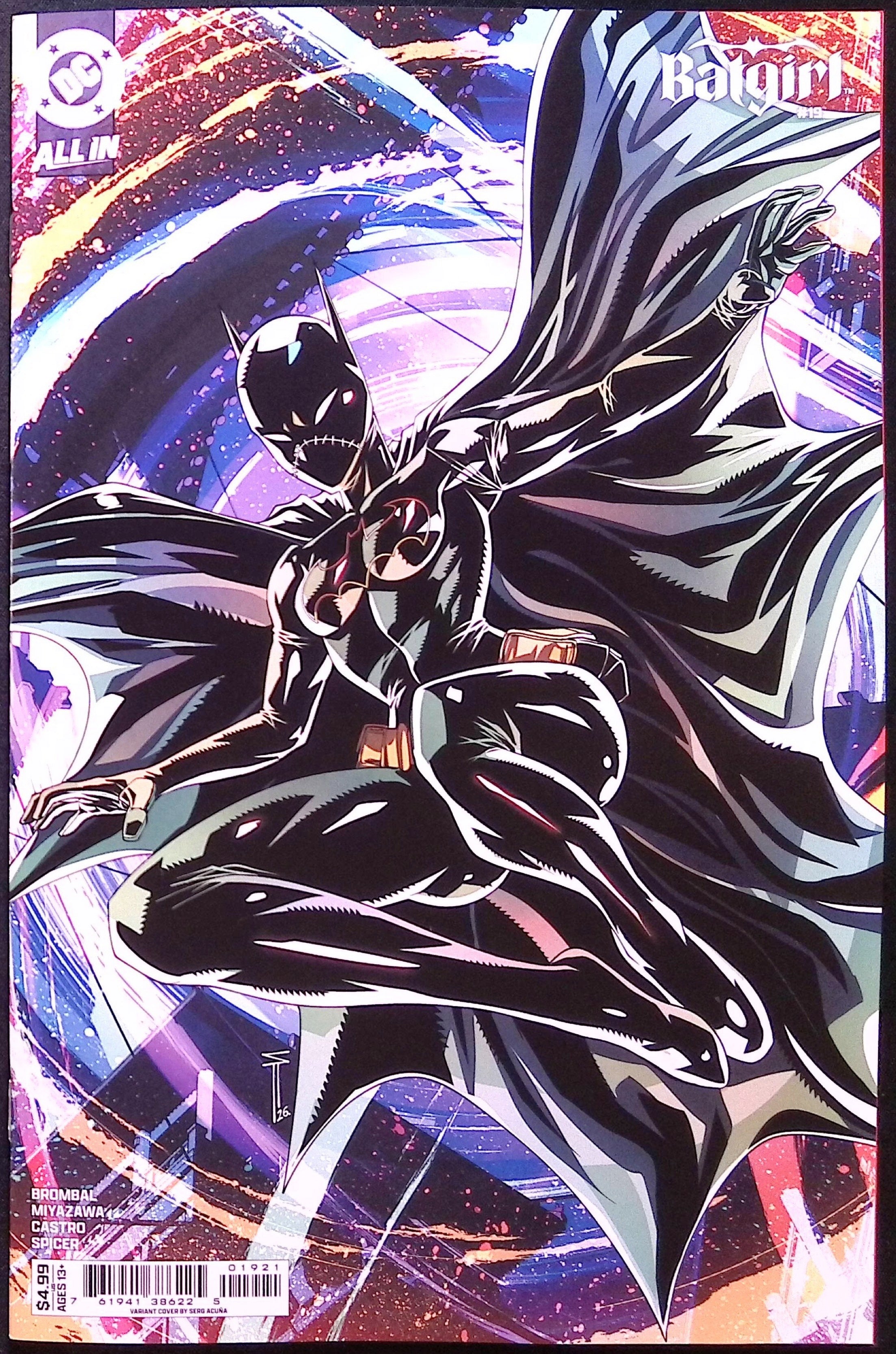 Batgirl # 19 Cover B Acuna Variant First Printing 2026 BN