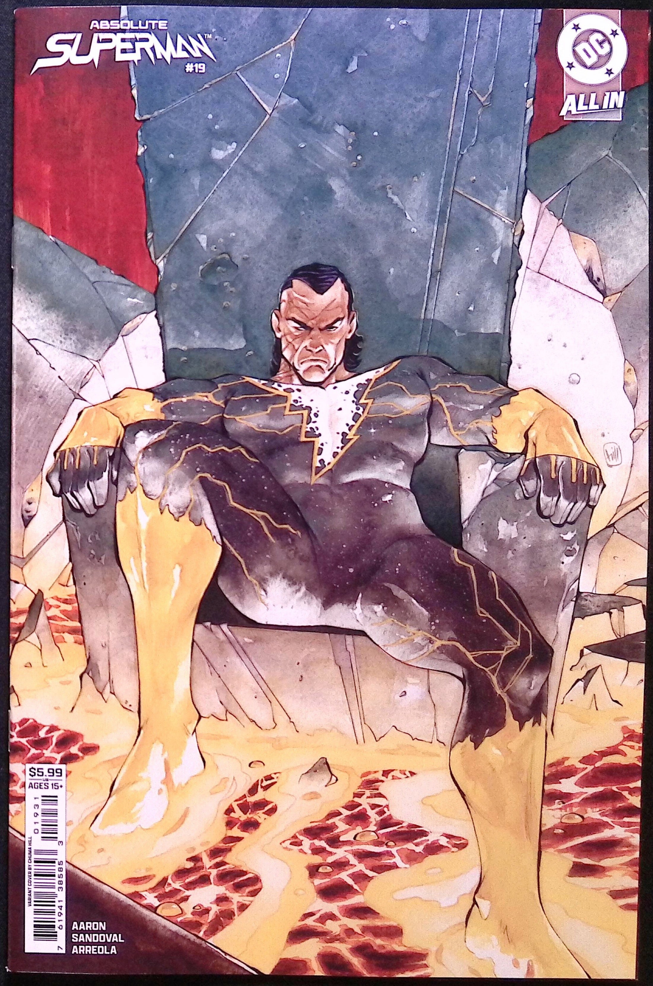 Absolute Superman # 19 Cover C Hill Variant First Printing 2026 BN