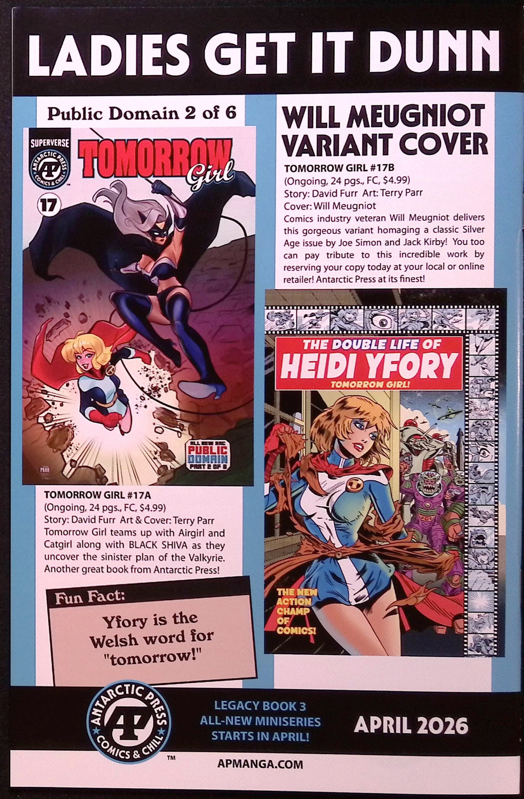 Pounds of Power # 1 Cover A First Printing 2026 BN