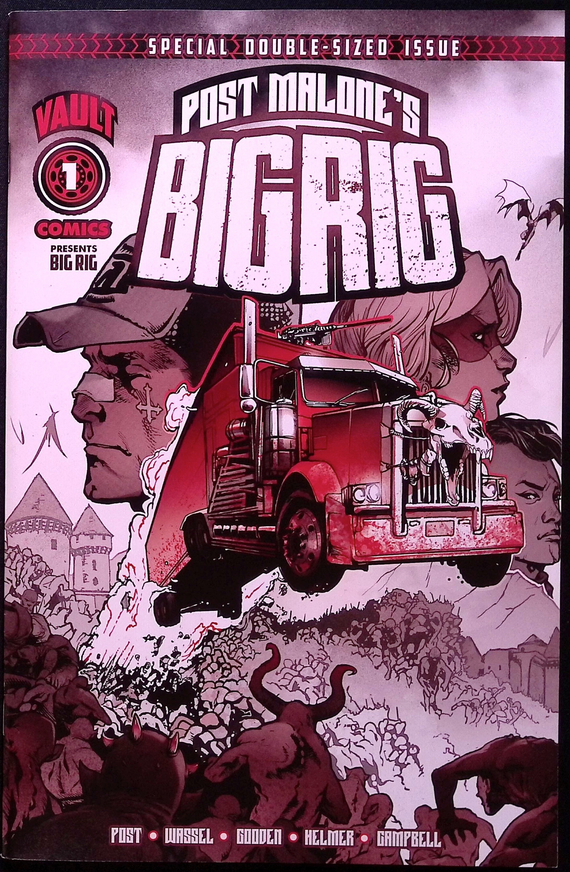 Post Malone's Big Rig # 1 Cover A First Printing 2025 NM-