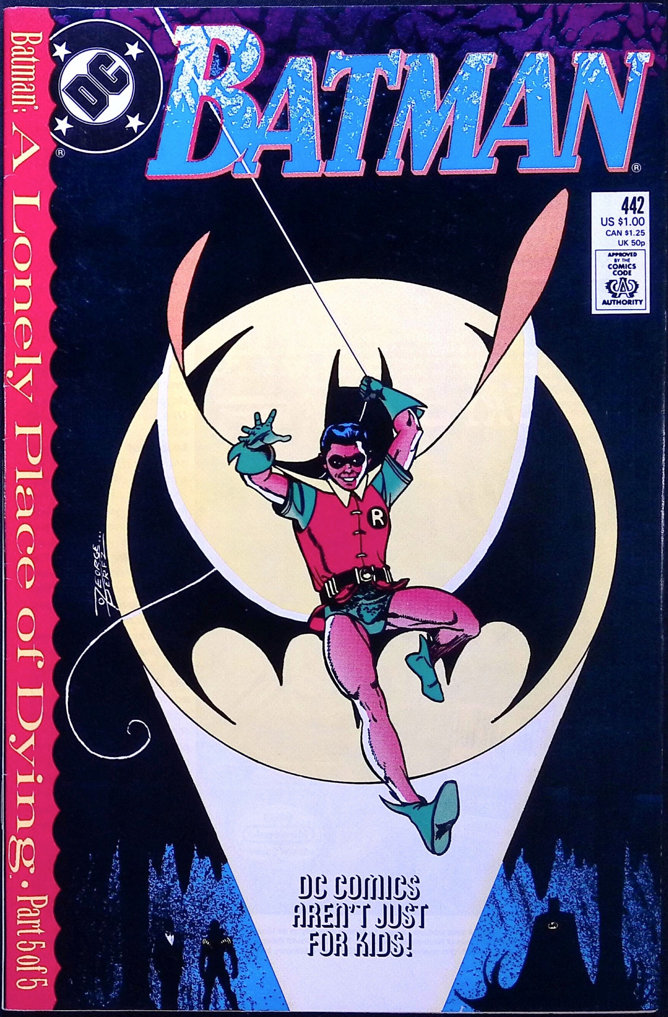Batman # 442  Cover A First Printing 1989 VF+
