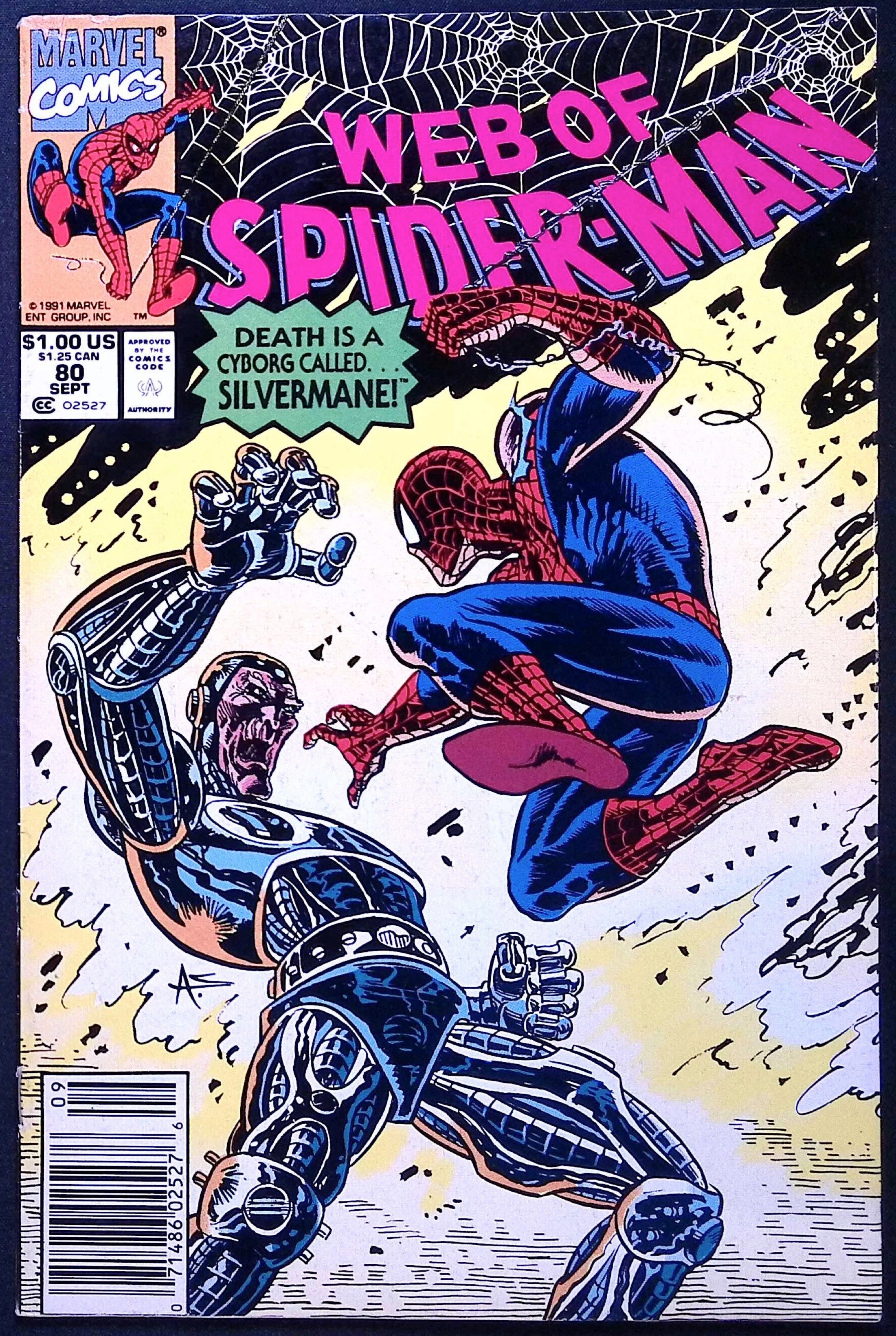 Web of Spider-Man # 80 1991 VF