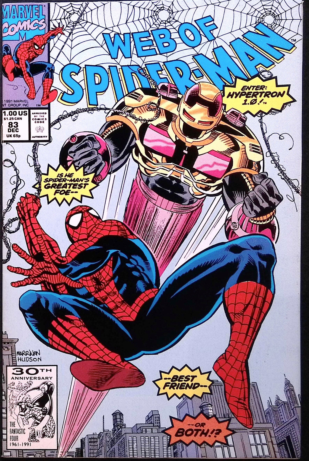 Web of Spider-Man # 83 1991 VF/NM