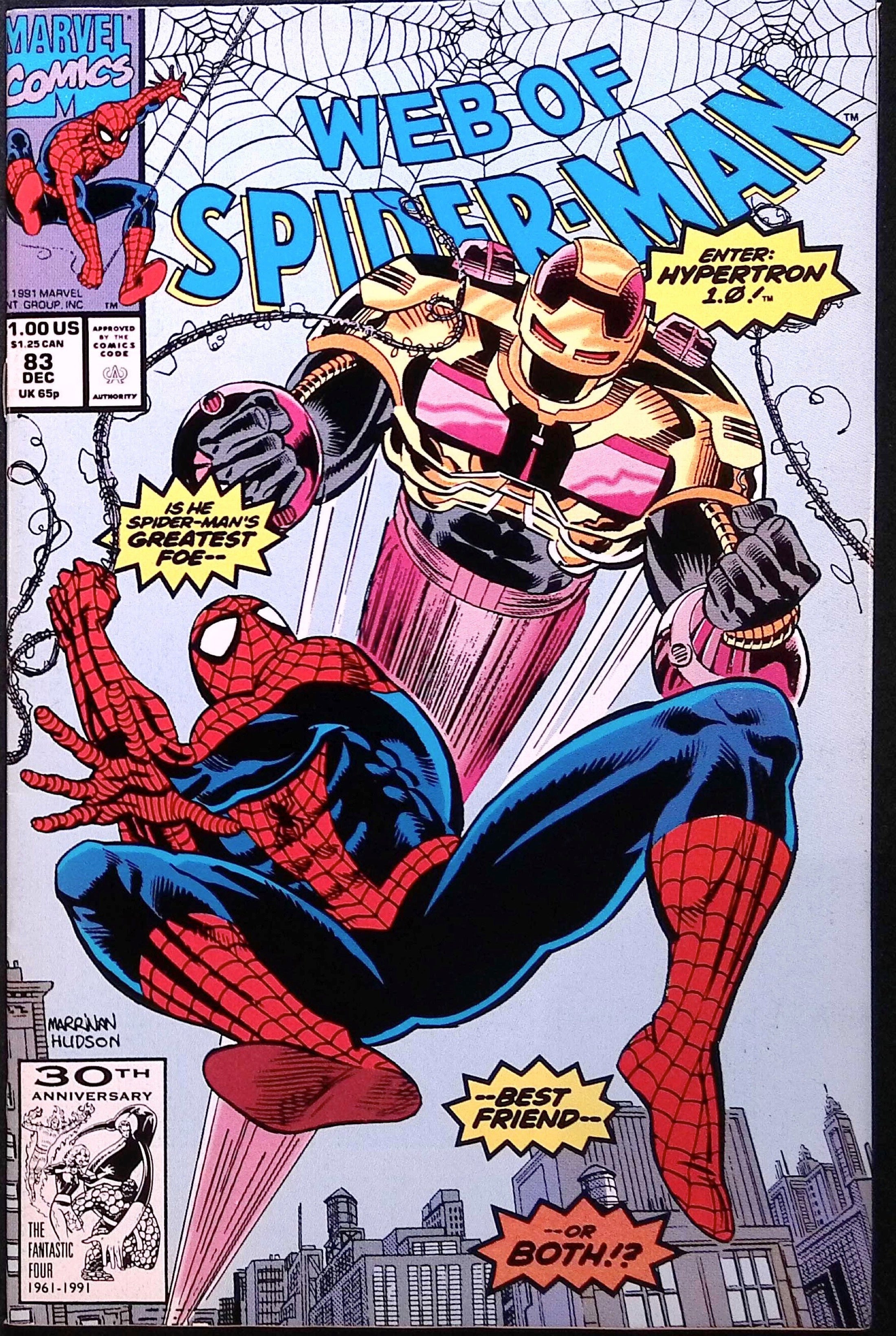 Web of Spider-Man # 83 1991 VF/NM