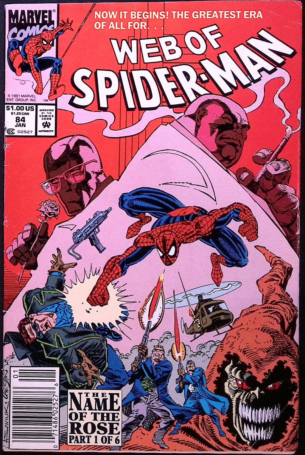 Web of Spider-Man # 84 1991 VF