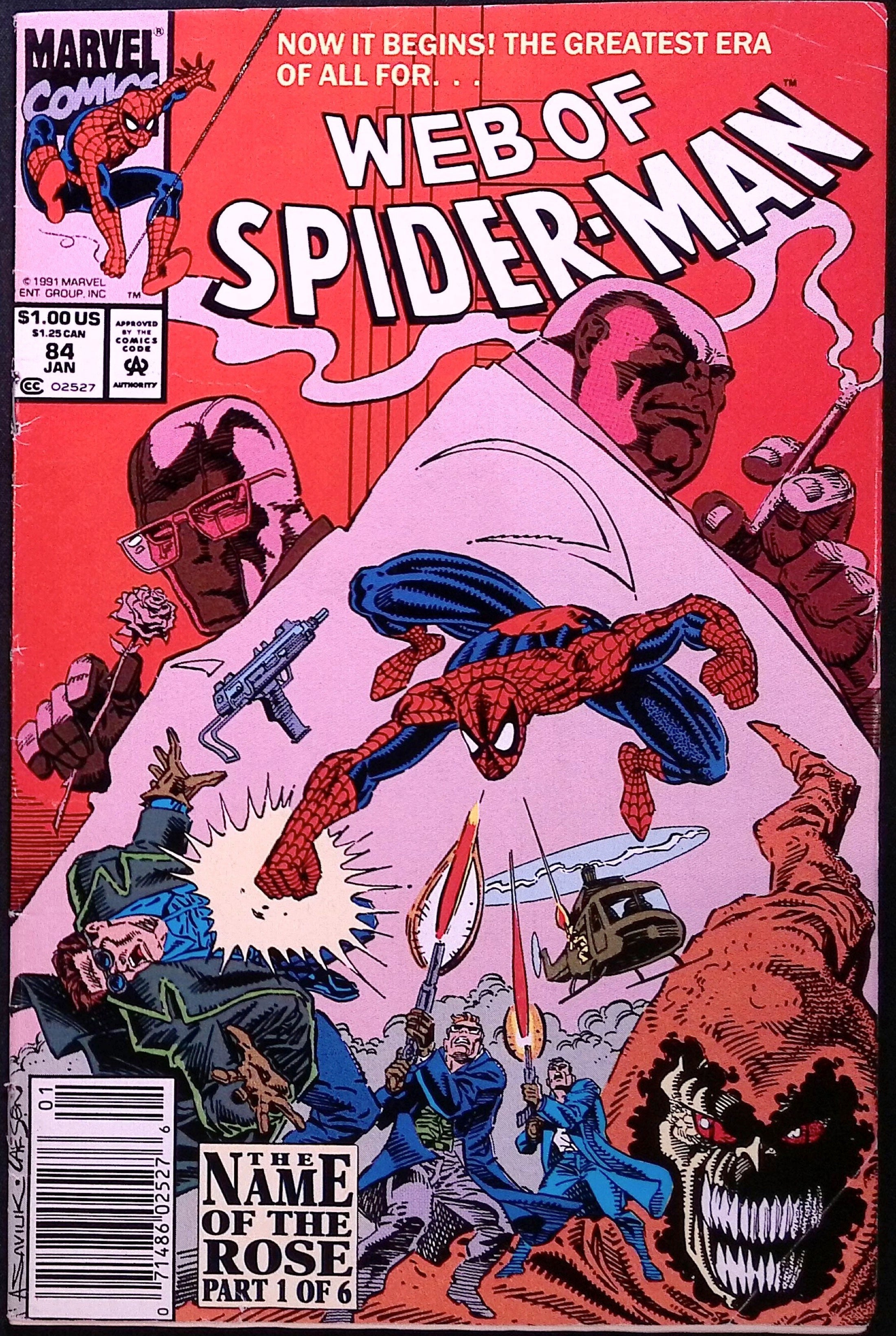 Web of Spider-Man # 84 1991 VF