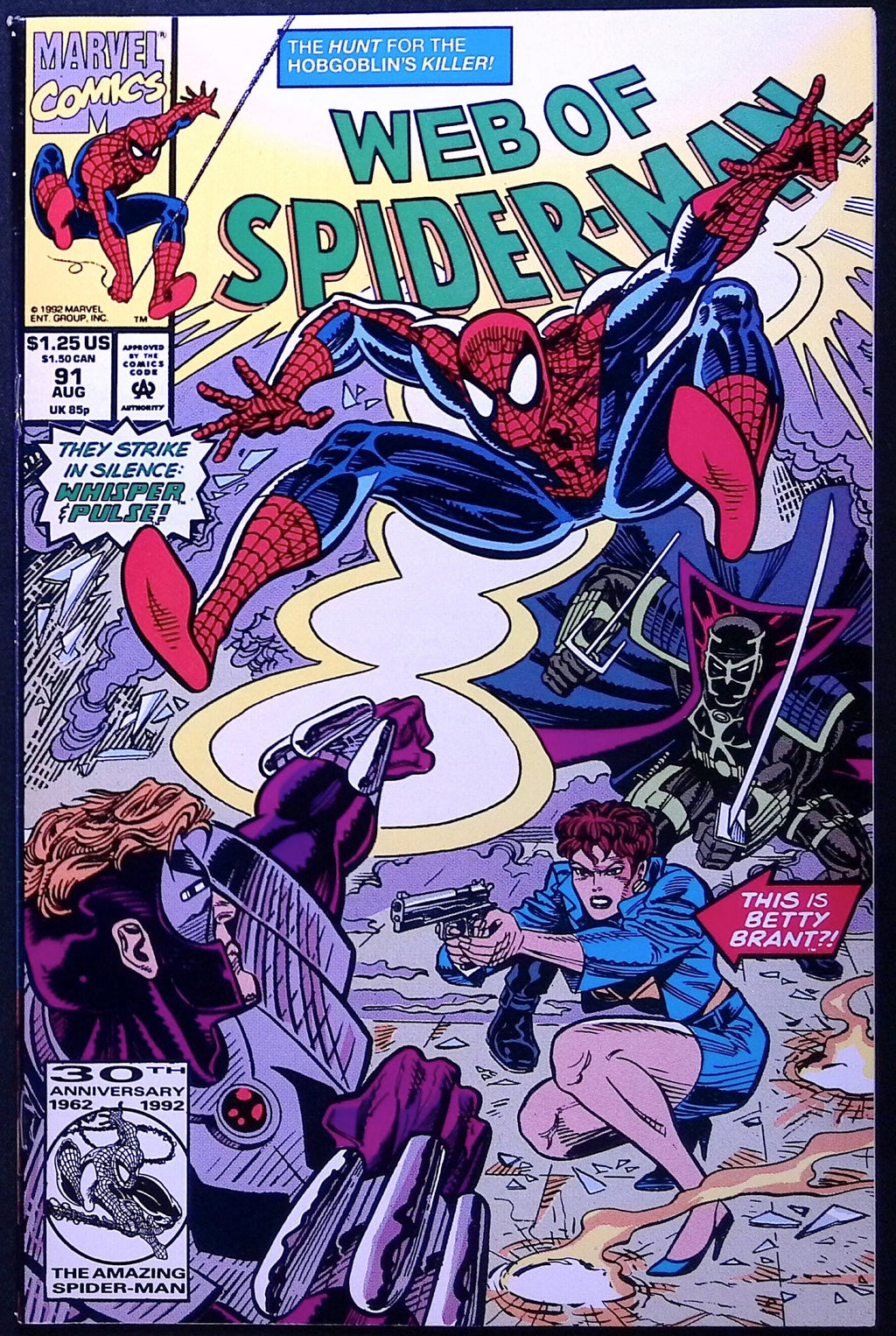 Web of Spider-Man # 91 1992 VF/NM