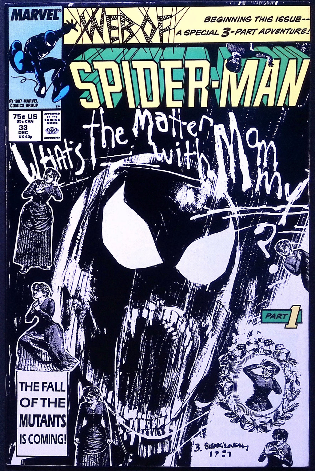 Web of Spider-Man # 33 1987 VF/NM
