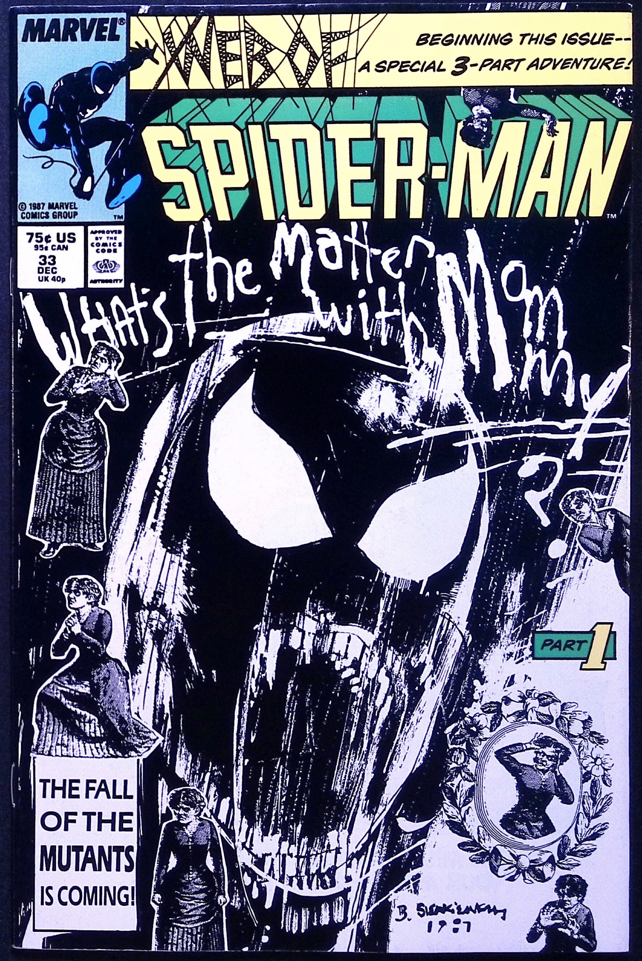 Web of Spider-Man # 33 1987 VF/NM