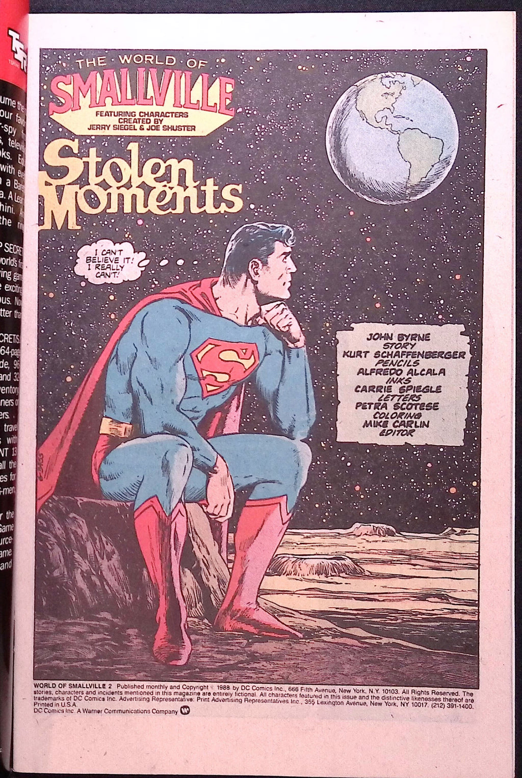 World of Smallville # 2 1988 VF/NM