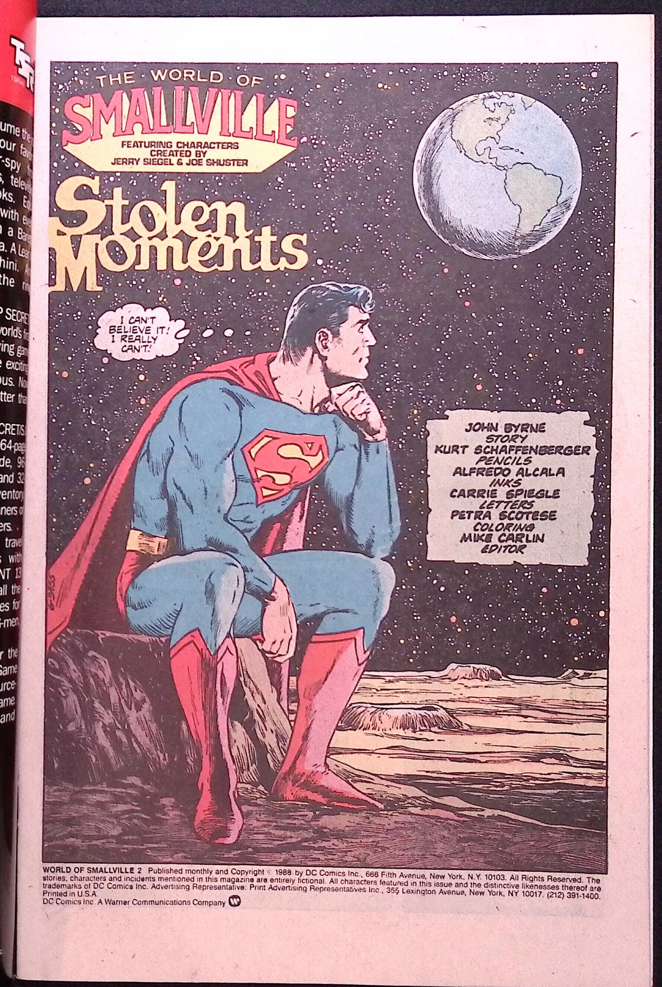 World of Smallville # 2 1988 VF/NM