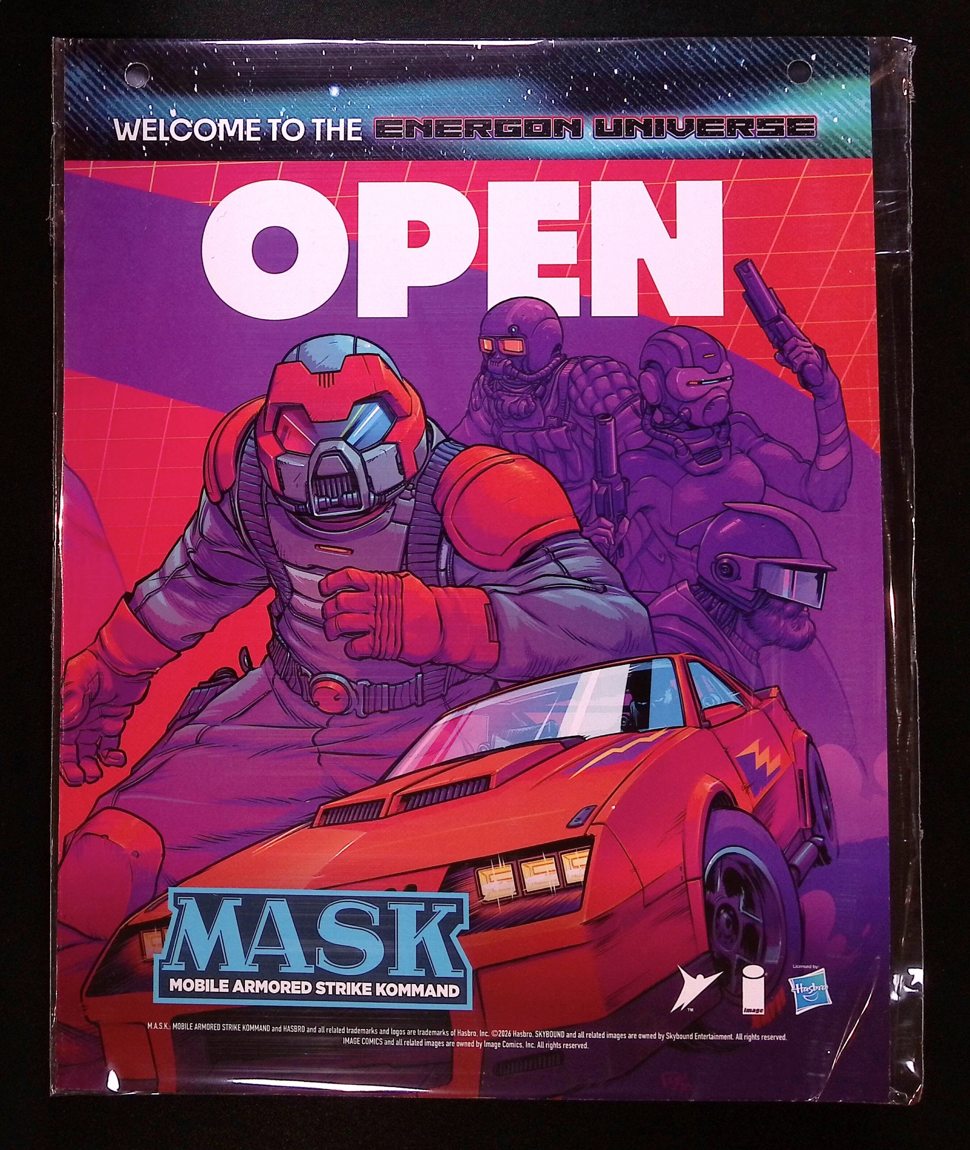 Welcome to the Energon Universe Open/Close Sign 2026 Ploy bagged
