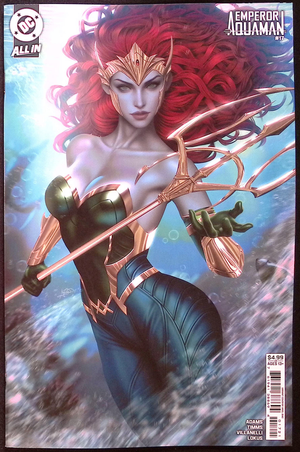 Emperor Aquaman # 17 Cover B Diaz Variant First Printing 2026 BN