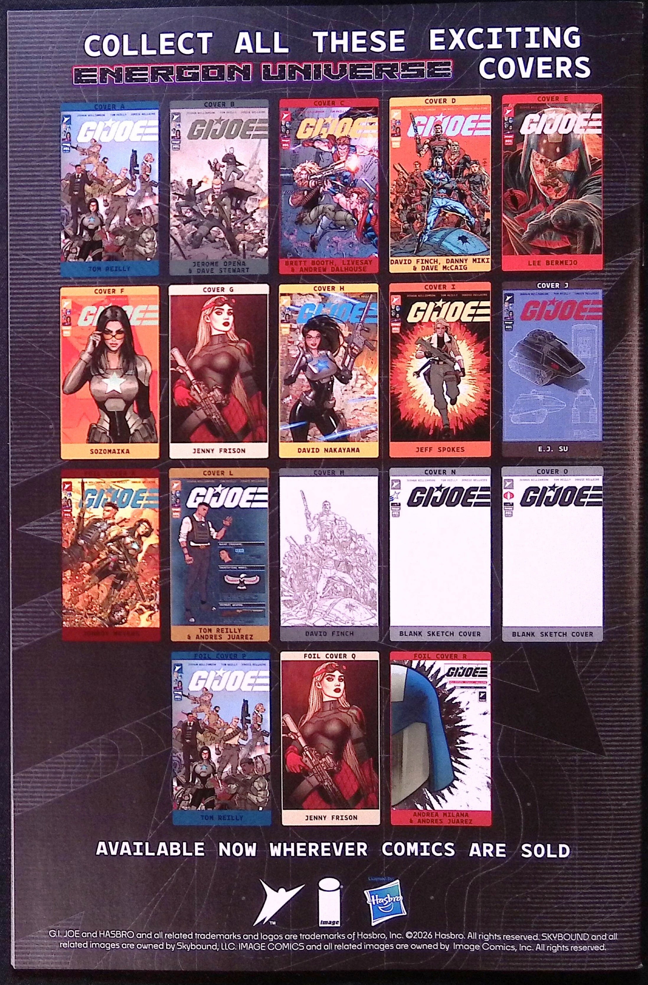 G.I. Joe # 1 Sixth Printing 2026 BN