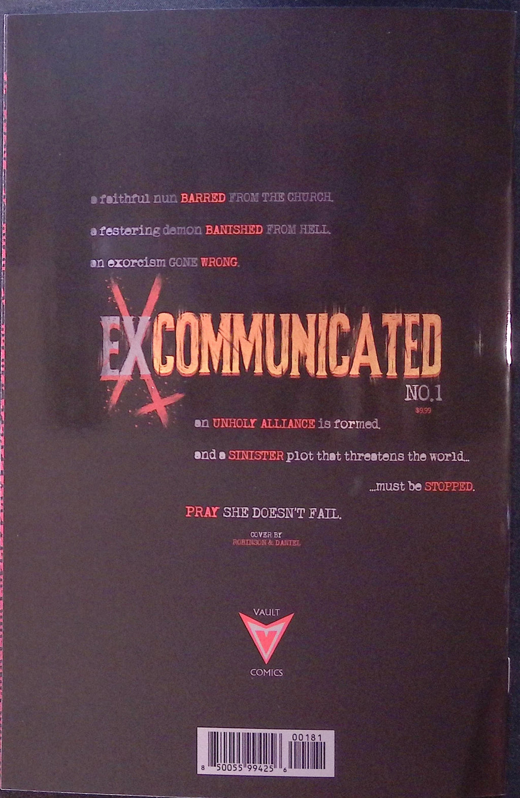 Excommunicated # 1 Cover H Robinson Foil Variant First Printing 2026 BN