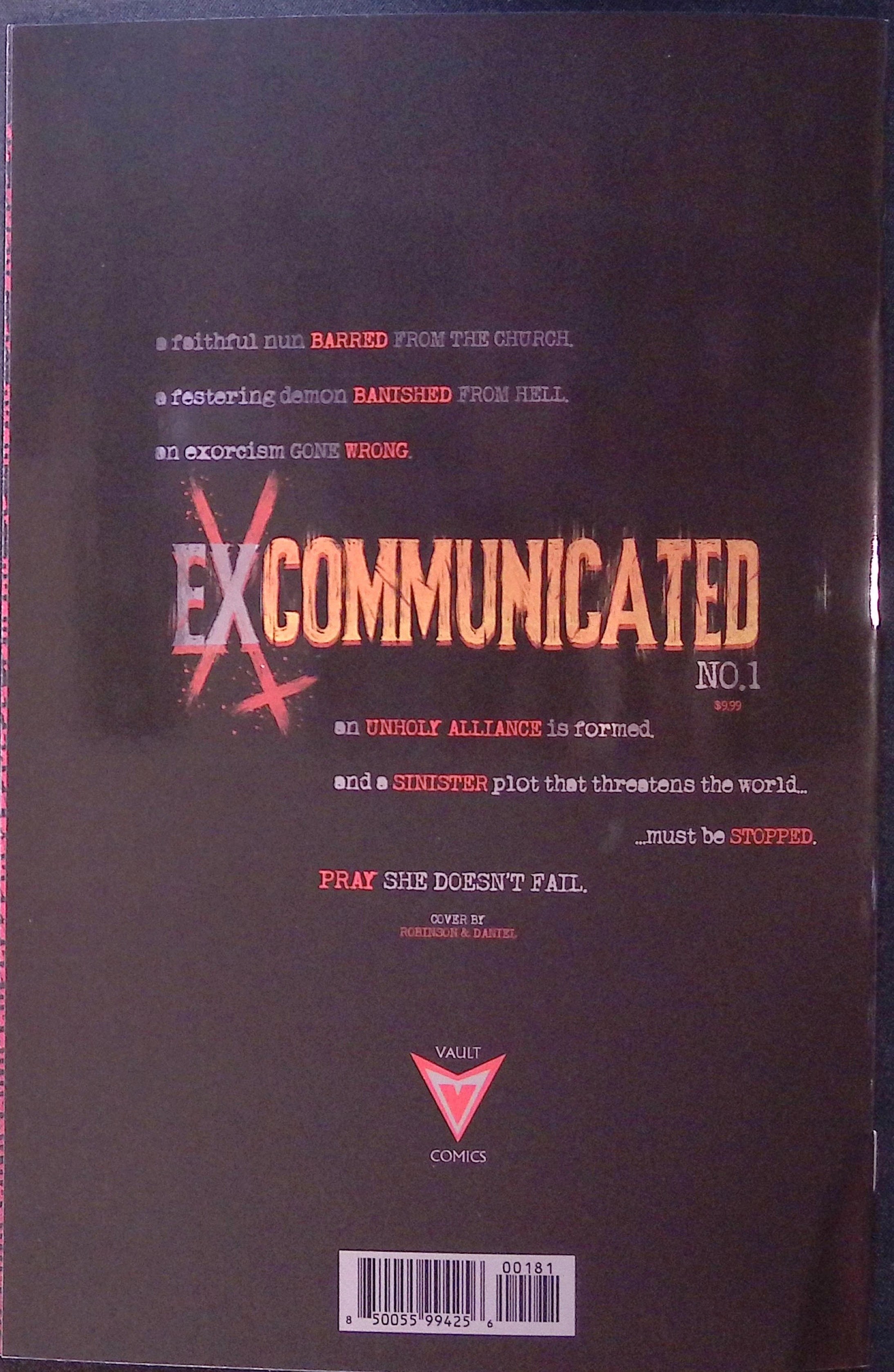 Excommunicated # 1 Cover H Robinson Foil Variant First Printing 2026 BN