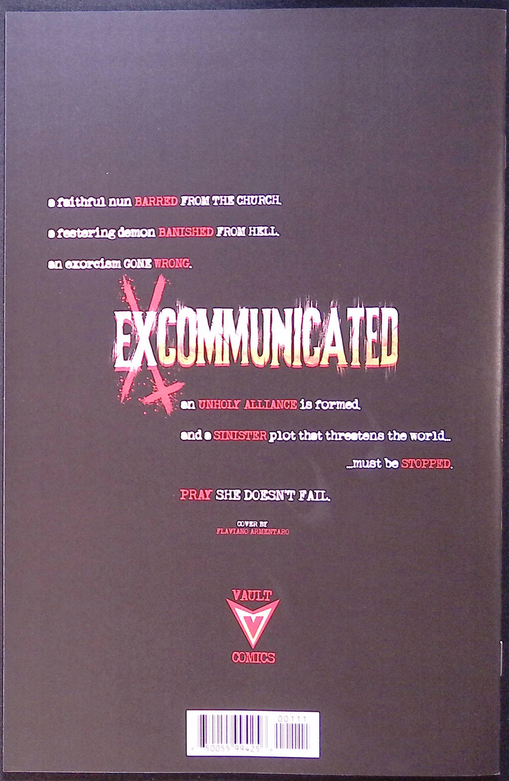 Excommunicated # 1 Cover A First Printing 2026 BN