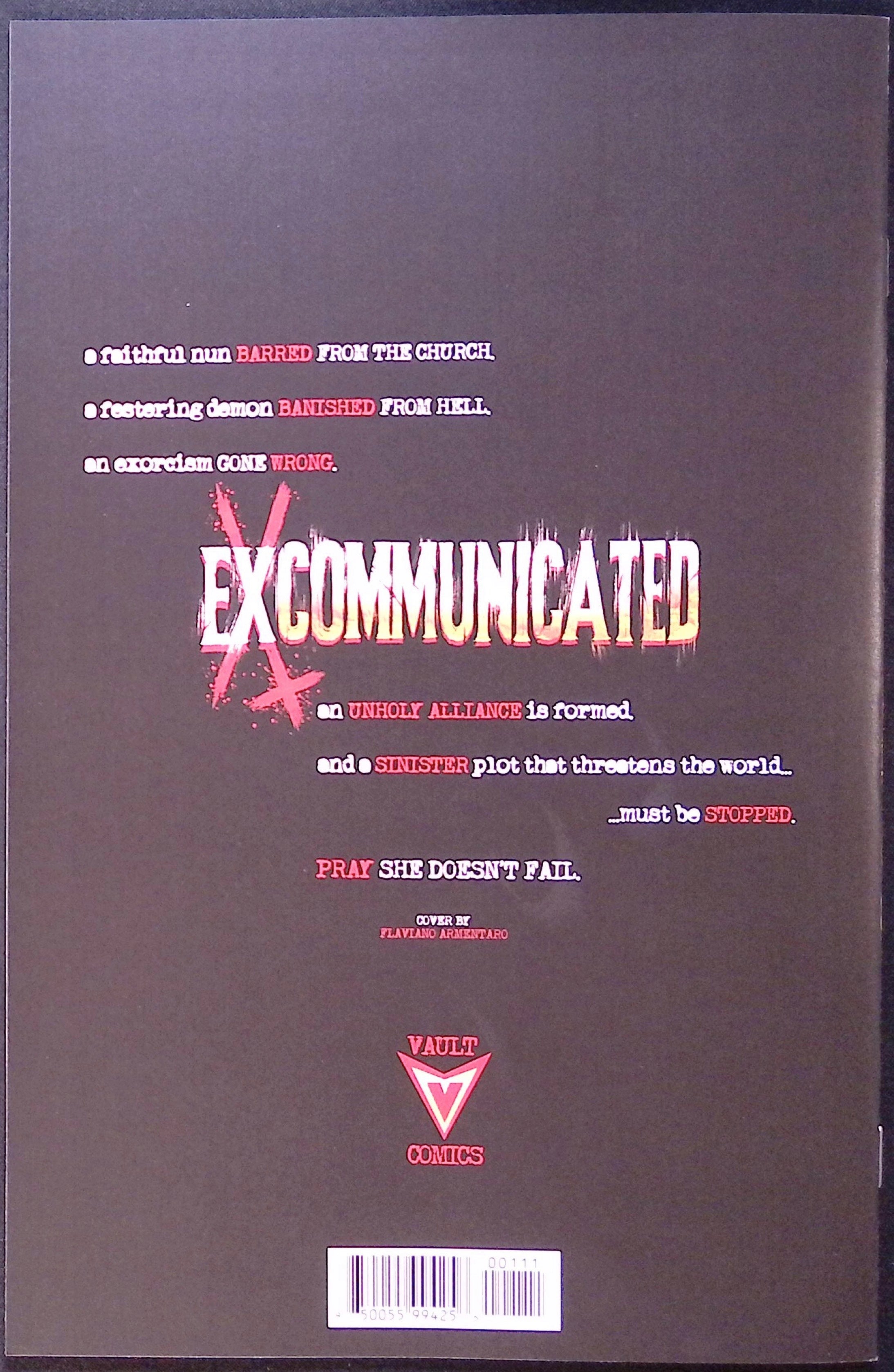 Excommunicated # 1 Cover A First Printing 2026 BN
