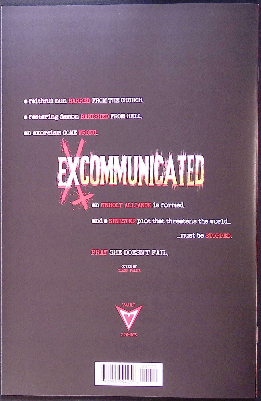 Excommunicated # 1 Cover B 1:10 Palma Incentive Variant First Printing 2026 BN