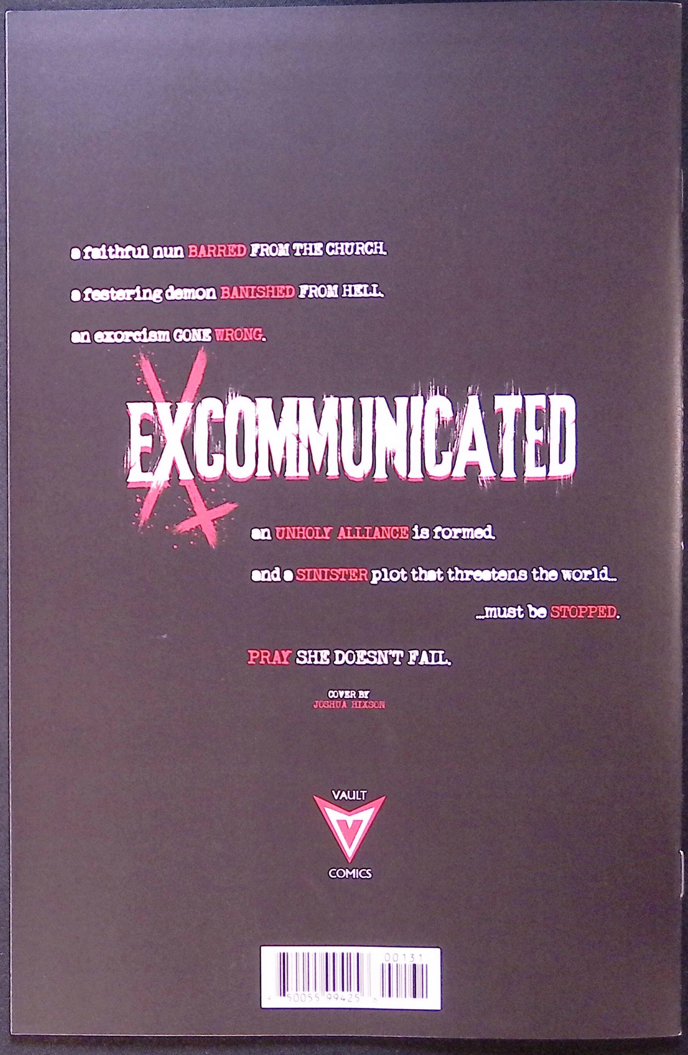 Excommunicated # 1 Cover C 1:20 Hixson Incentive Variant First Printing 2026 BN