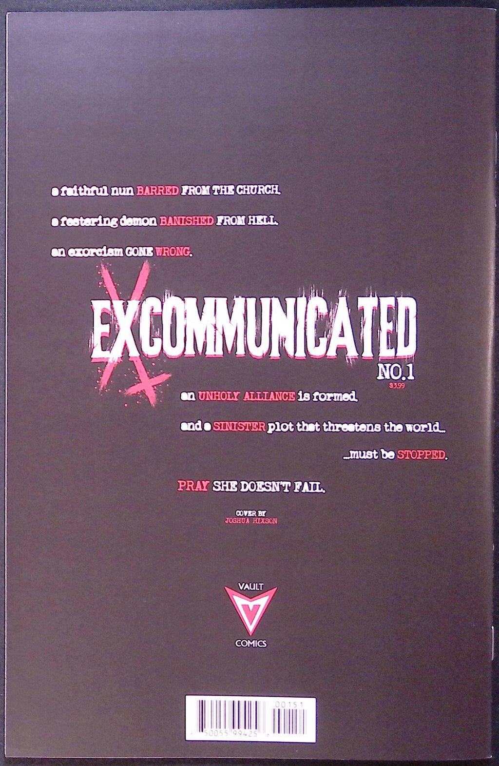 Excommunicated # 1 Cover E 1:40 Hixson Incentive Variant First Printing 2026 BN