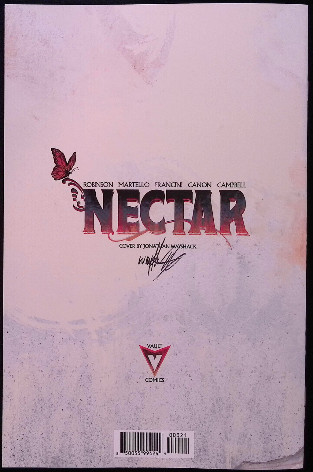 Nectar # 3 1:10 Incentive Cover B Wayshak Variant First Printing 2026 BN