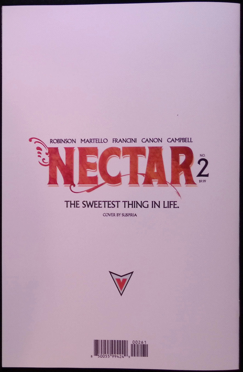 Nectar # 2 Cover F Suspiria NSFW Black Bag Variant First Printing 2026 BN