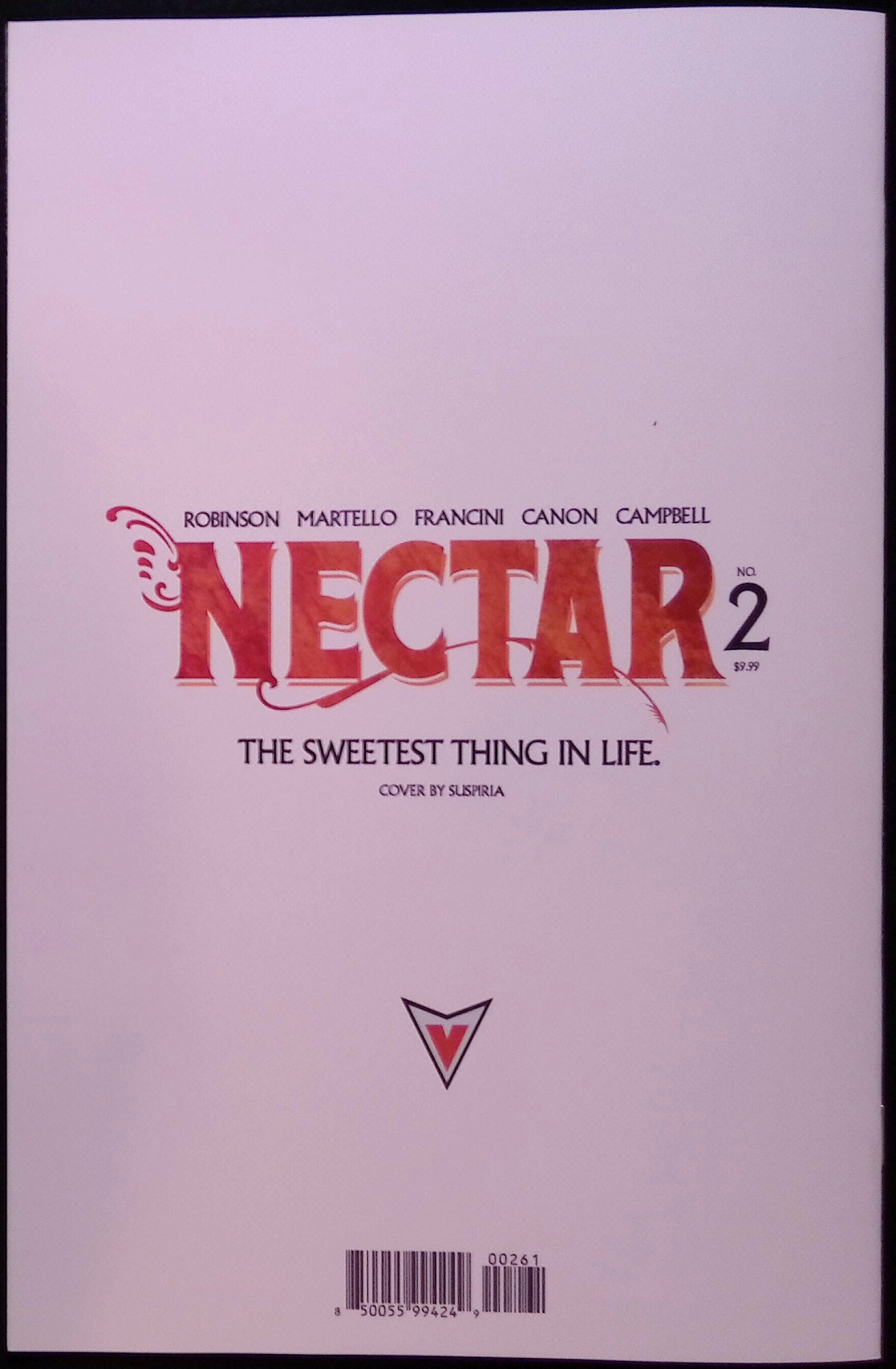 Nectar # 2 Cover F Suspiria NSFW Black Bag Variant First Printing 2026 BN