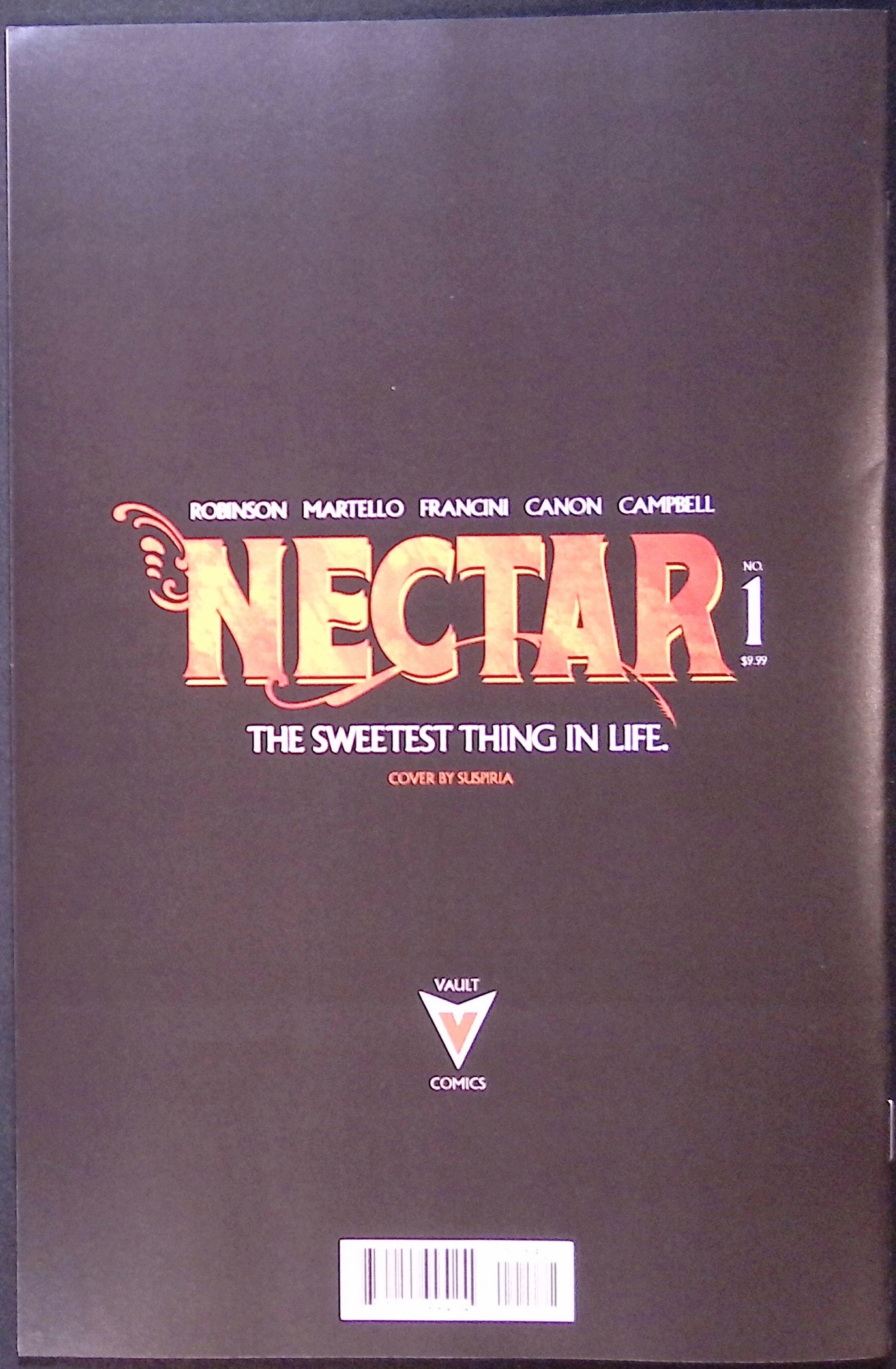 Nectar #1 Cover C NSFW Black Bag Suspiria Second Printing 2026 NM-