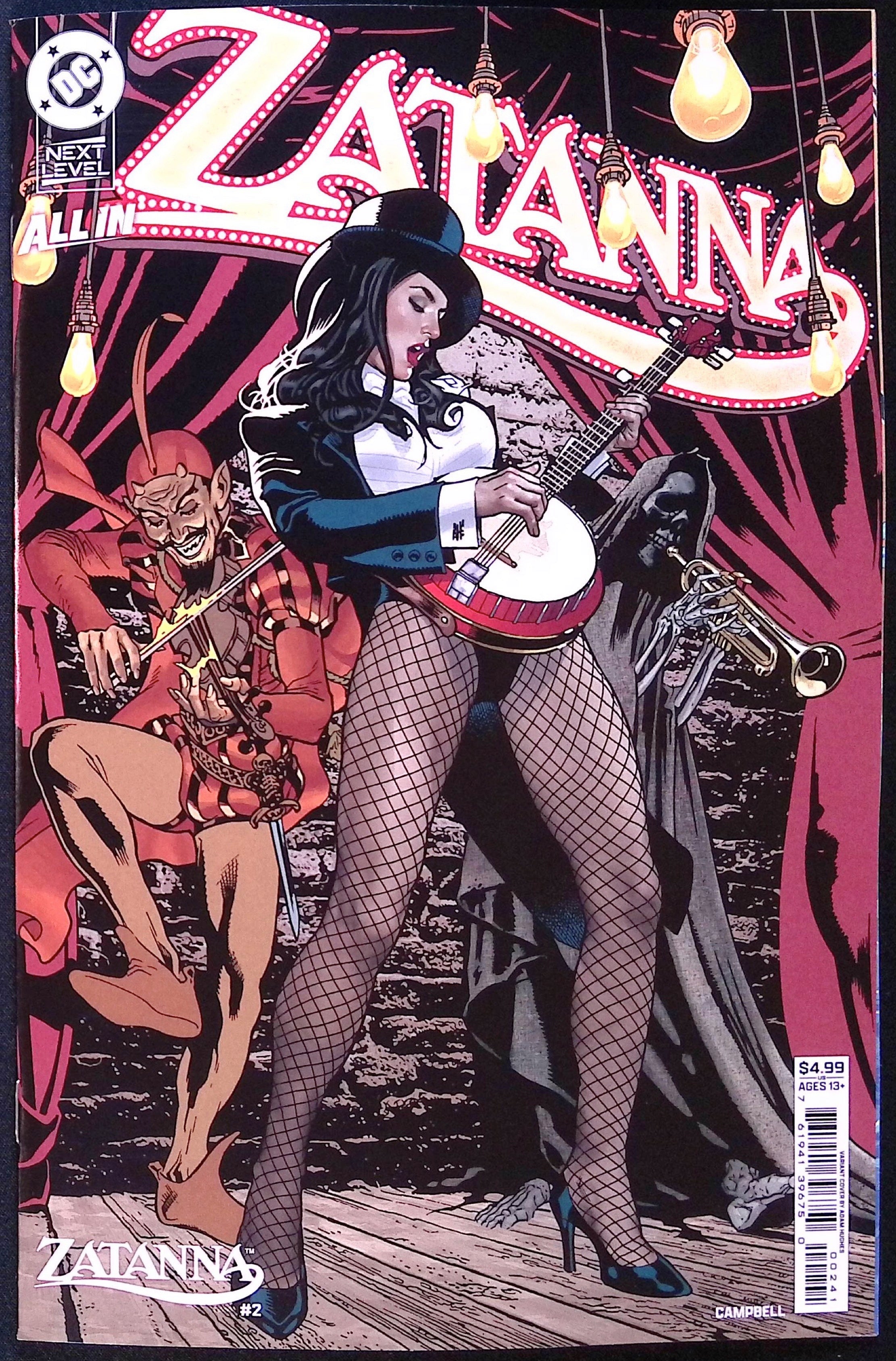 Zatanna # 2 2026 Cover D Hughes Variant 2026 BN