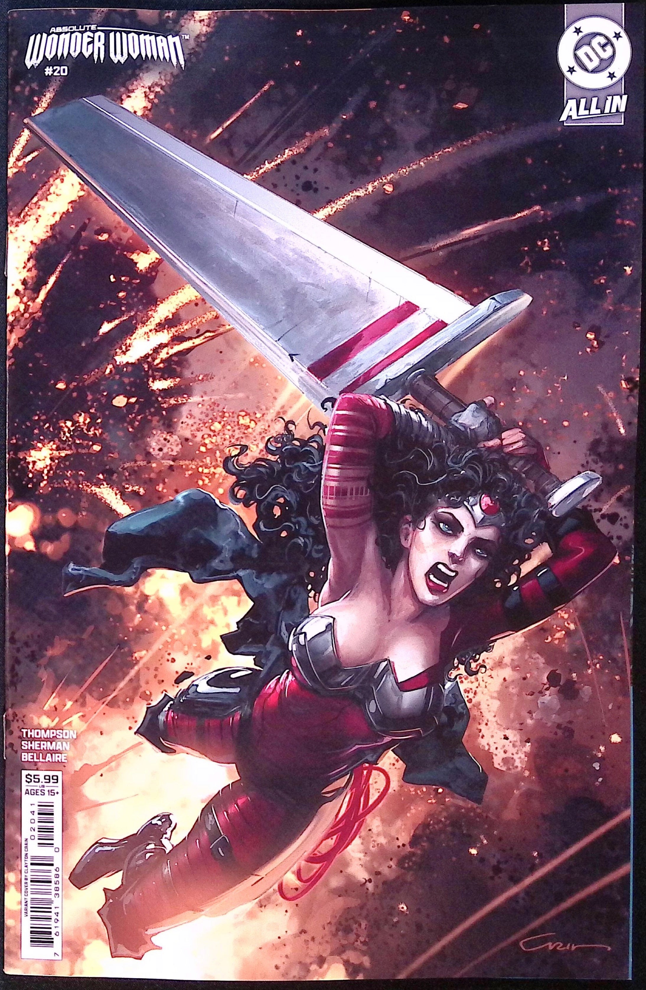 Absolute Wonder Woman # 20 Cover D Crain Variant 2026 BN