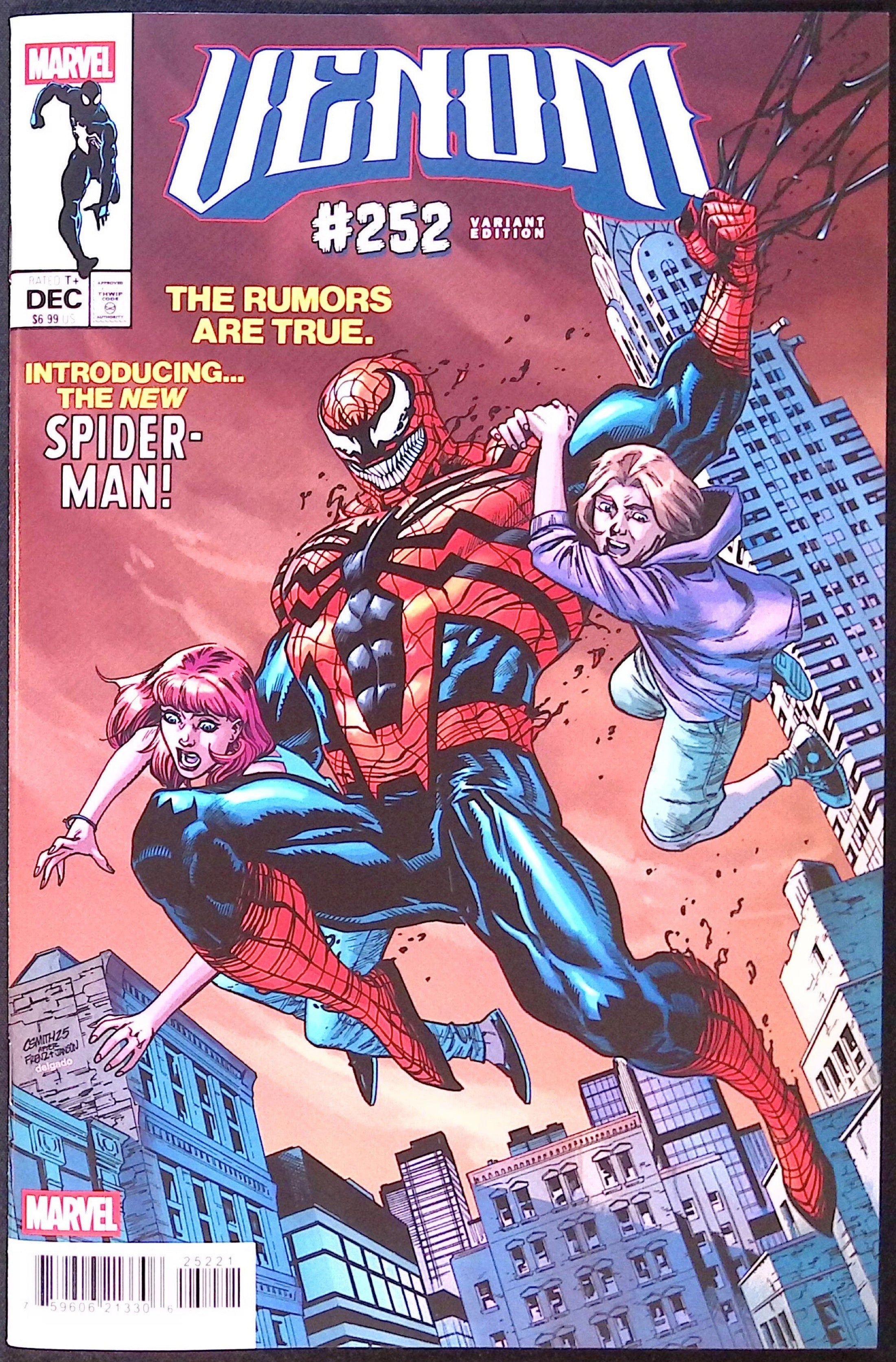 Venom #252 Smith Spider-Man Homage Variant First Printing 2025 NM