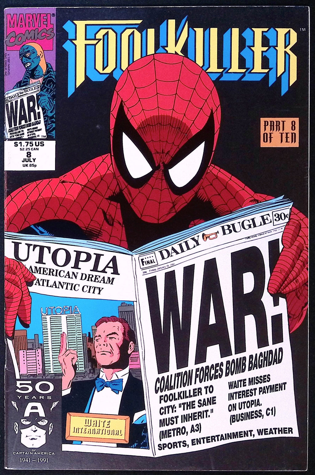 Foolkiller # 8 1991 VF+