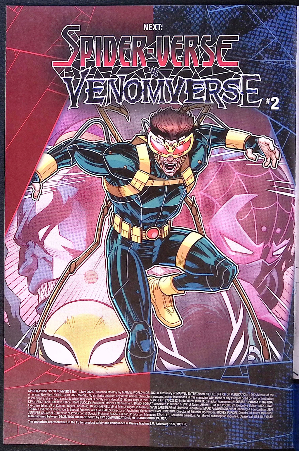 Spider-Verse vs. Venomverse #1 Cover A First Printing 2025 NM