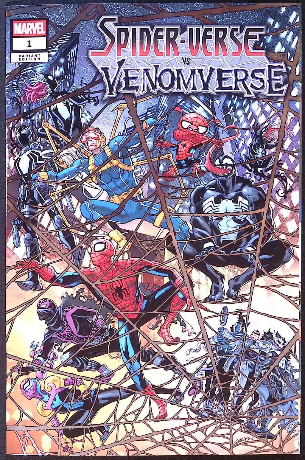 Spider-Verse vs. Venomverse #1 Foil Variant First Printing 2025 NM