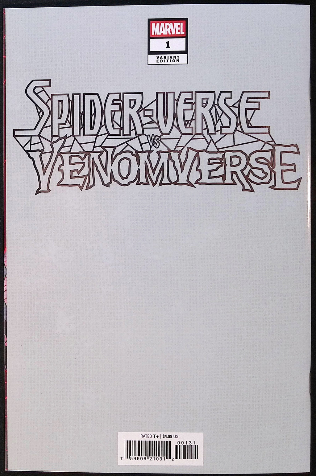 Spider-Verse vs. Venomverse #1 Foil Variant First Printing 2025 NM