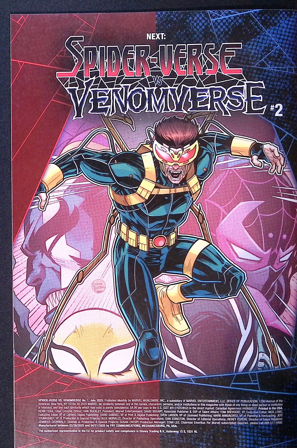 Spider-Verse vs. Venomverse #1 Foil Variant First Printing 2025 NM