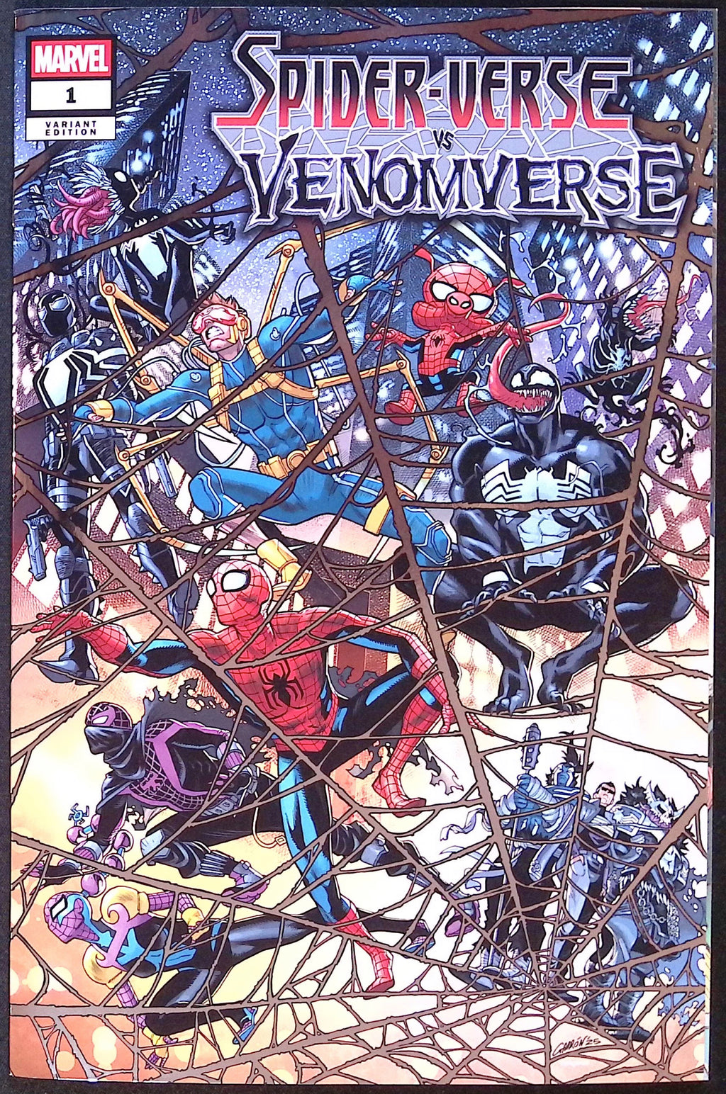 Spider-Verse vs. Venomverse #1 Foil Variant First Printing 2025 NM
