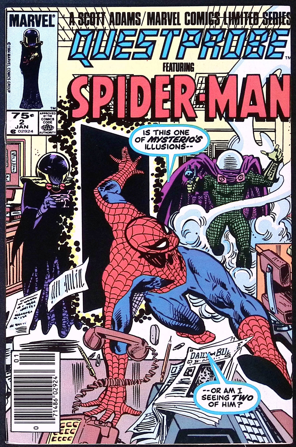 Questprobe # 2 Spider-man 1984 NM-